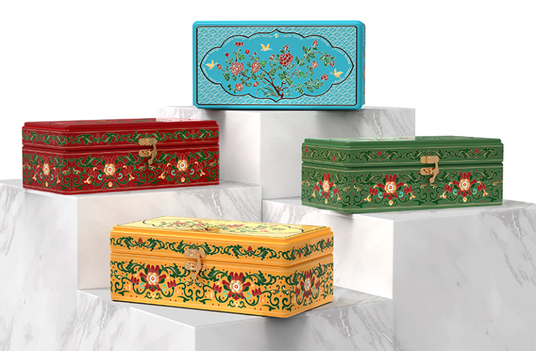 Custom Cloisonné Enamel Colorful Cigar Box Specs Image