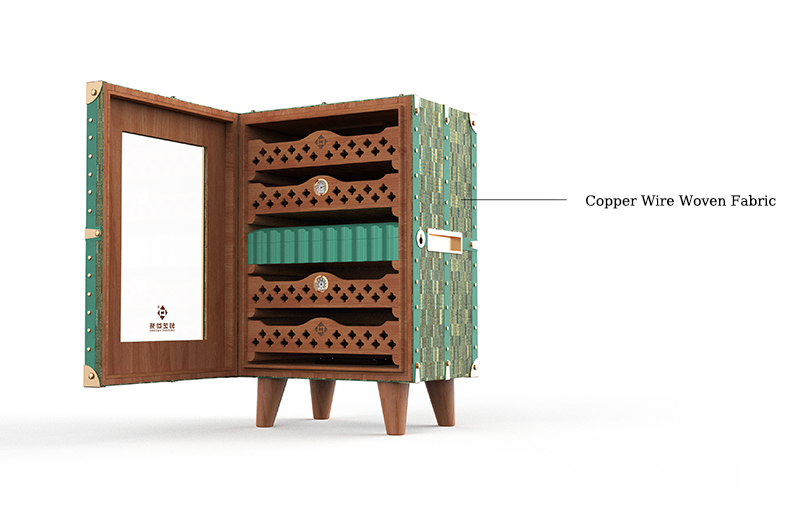 Cigar display cabinets for luxury brands